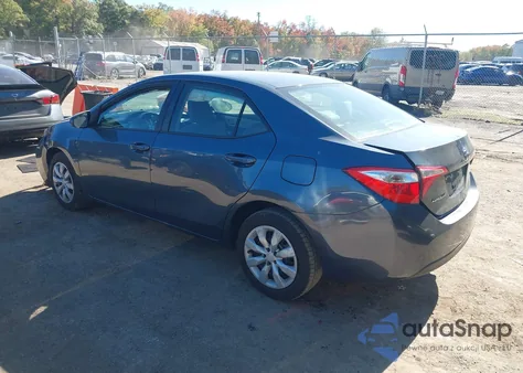 2016 Toyota Corolla Le z USA, uszkodzony, nr VIN 2T1BURHE3GC524714
